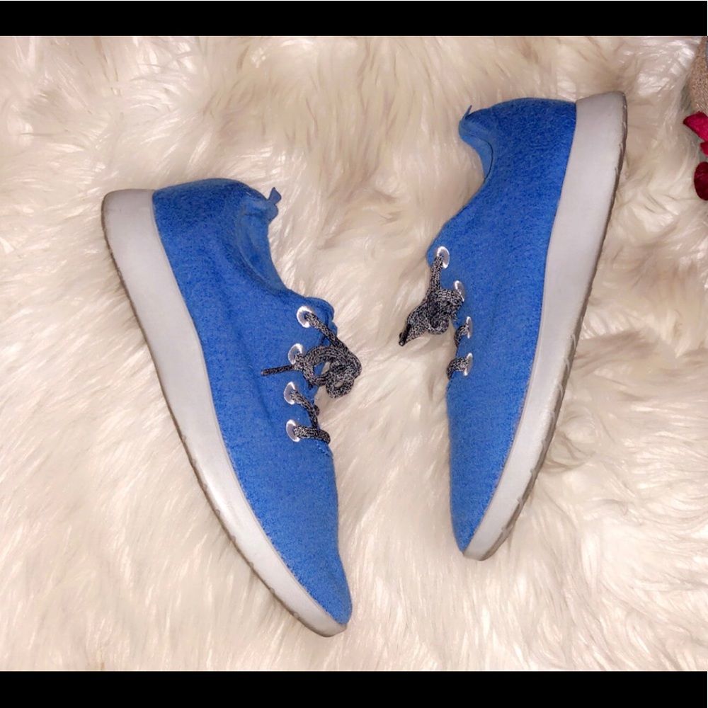 ALLBIRDS Blue Men’s Wool Runner Sneaker - Picture 6 of 7